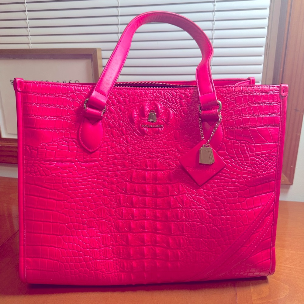 Large Pink Tote and Carry Bag
